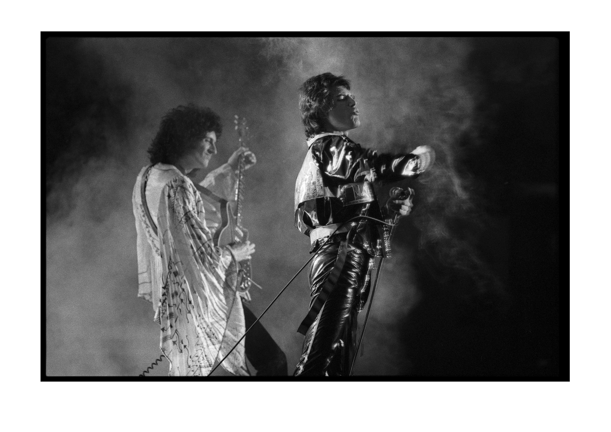 Queen; Brian & Freddiee Wembley 1979 wb Queen; Brian May & Freddie Mercury Wembley