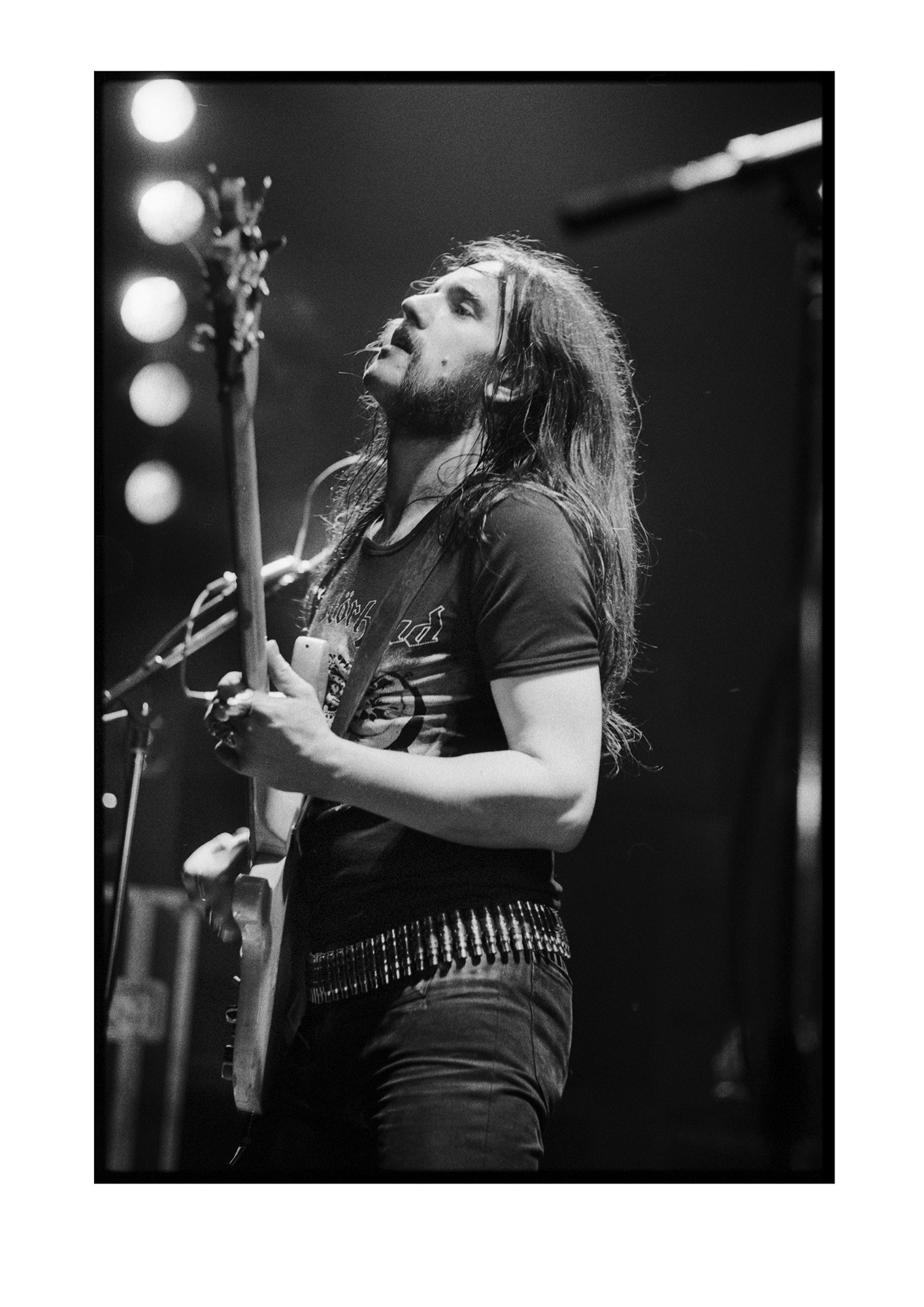 Motorhead Lemmy Live 1- 79 wb Mötorhead Wall Art. Limited Editions