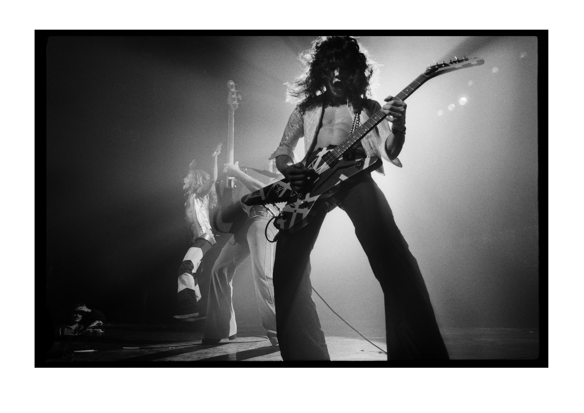 A4 Van Halen Eddy 1 wb VAN HALEN Wall Art. Limited Editions: