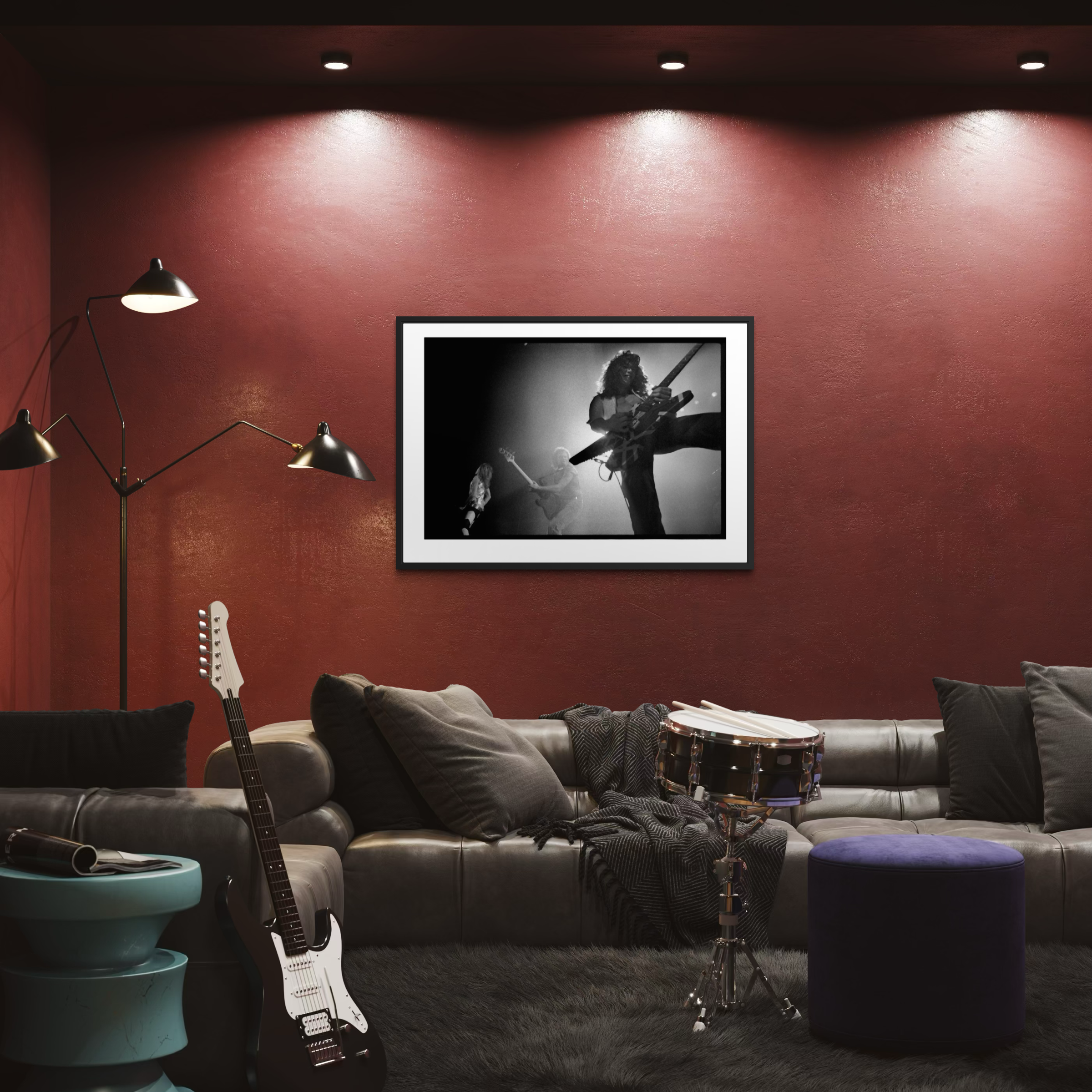 Rare Limited Edition Prints of Van Halen — The Rainbow Theatre, London, 1978. VAN HALEN Wall Art. Limited Editions: