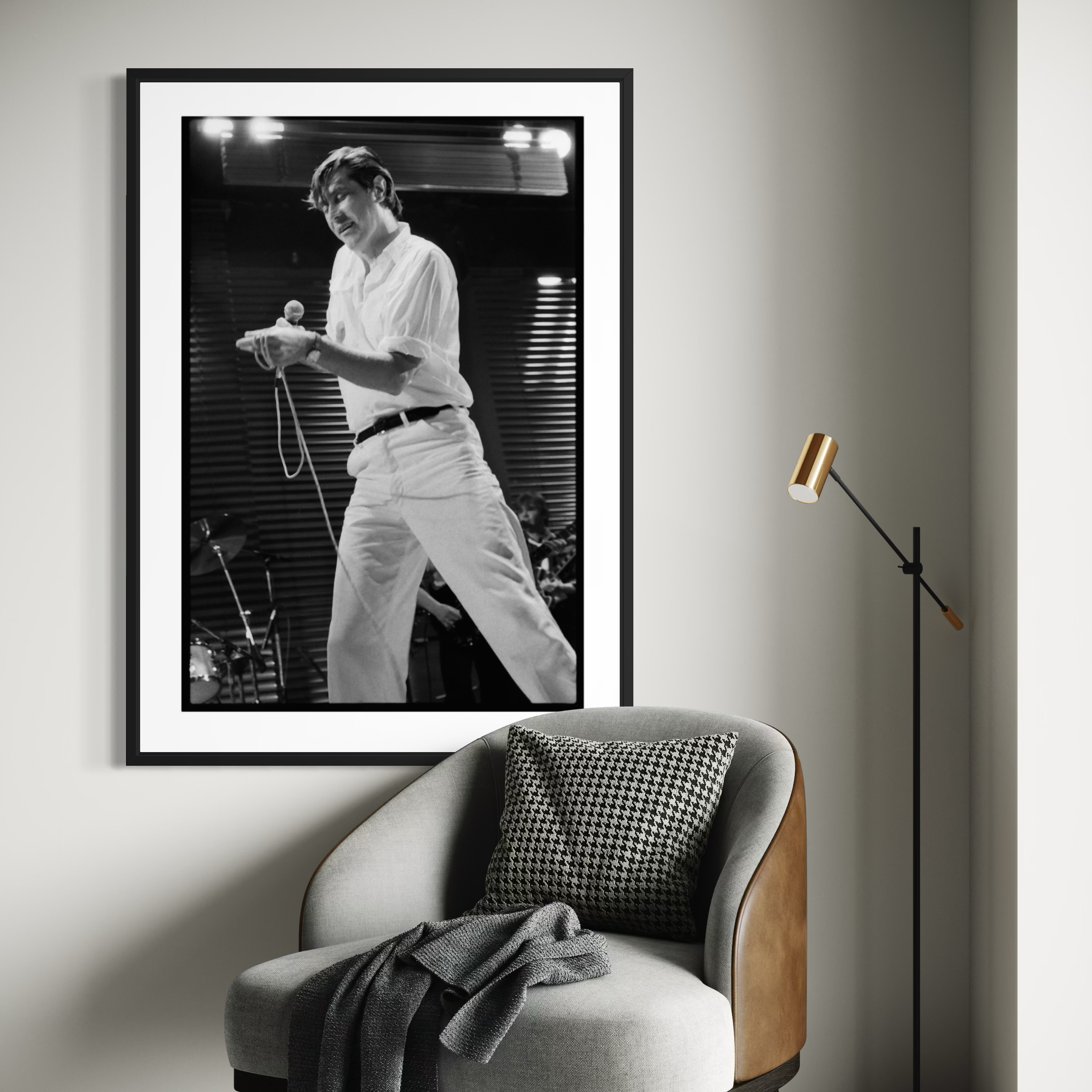 Bryan Ferry Roxy Music Wembley Arena 1981. Bryan Ferry Roxy Music Wembley Arena 1981. Wall Art. Limited Editions