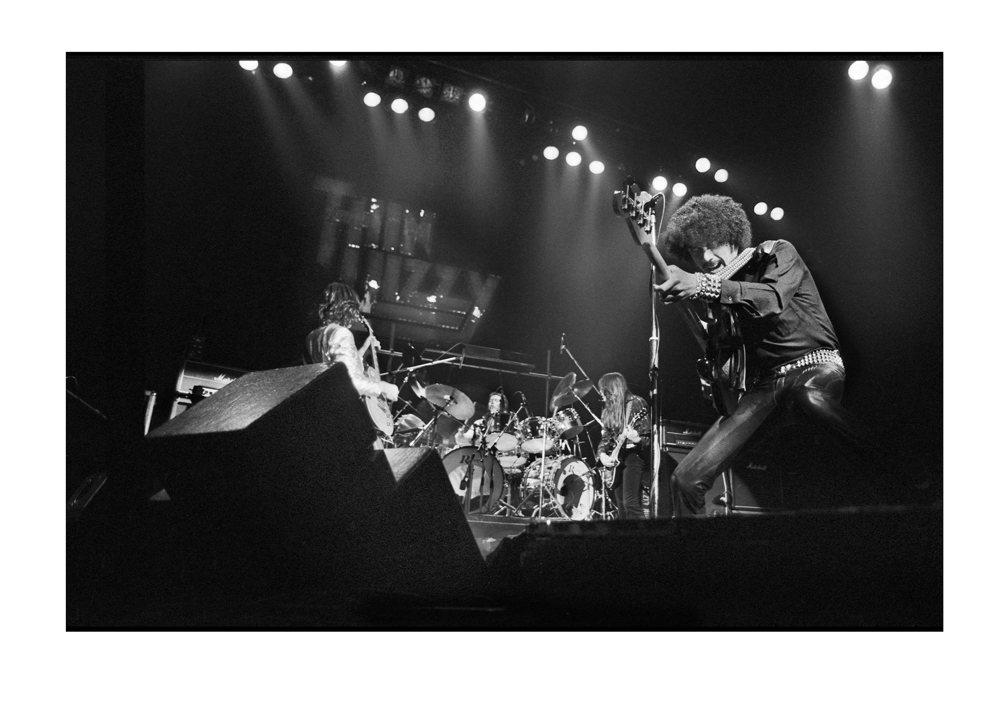 Thin Lizzy Phil Lynott Hammersmith 1978.TL3-A4 wb Thin Lizzy. Rare Limited Editions Photos: